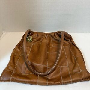 The Sak Tan Leather Shoulder Bag